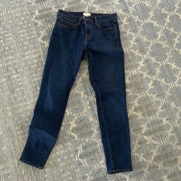 L’Agence Dark Brigitte Skinny Jeans in Bay 28 - Picture 2 of 8